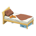 Animal Crossing Items Sloppy bed Brown Bedding color Light wood