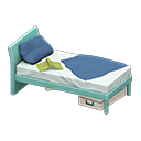 Animal Crossing Items Sloppy bed Navy blue Bedding color Light blue