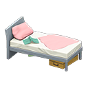 Animal Crossing Items Sloppy bed Pink Bedding color Gray