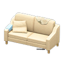 Animal Crossing Items Sloppy sofa Beige Discarded clothing Beige