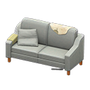 Animal Crossing Items Sloppy sofa Beige Discarded clothing Gray