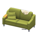 Animal Crossing Items Sloppy sofa Beige Discarded clothing Green