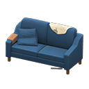 Animal Crossing Items Sloppy sofa Beige Discarded clothing Navy blue