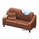 Animal Crossing Items Sloppy sofa Light blue Discarded clothing Brown