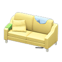 Animal Crossing Items Sloppy sofa Light blue Discarded clothing Yellow