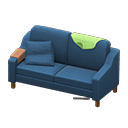 Animal Crossing Items Sloppy sofa Light green Discarded clothing Navy blue