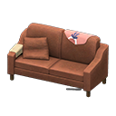 Animal Crossing Items Sloppy sofa Pink Discarded clothing Brown