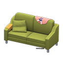 Animal Crossing Items Sloppy sofa Pink Discarded clothing Green