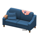 Animal Crossing Items Sloppy sofa Pink Discarded clothing Navy blue