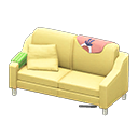 Animal Crossing Items Sloppy sofa Pink Discarded clothing Yellow