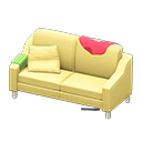 Animal Crossing Items Sloppy sofa Red Discarded clothing Yellow