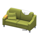 Animal Crossing Items Sloppy sofa White Discarded clothing Green