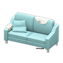 Animal Crossing Items Sloppy sofa White Discarded clothing Light blue