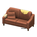 Animal Crossing Items Sloppy sofa Yellow Discarded clothing Brown