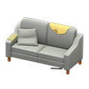 Animal Crossing Items Sloppy sofa Yellow Discarded clothing Gray