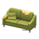 Animal Crossing Items Sloppy sofa Yellow Discarded clothing Green