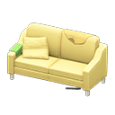 Animal Crossing Items Sloppy sofa Yellow Discarded clothing Yellow