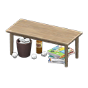 Animal Crossing Items Sloppy table Sports Discarded magazines Ash brown