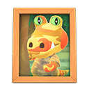 Animal Crossing Items Sly'S Photo Natural Wood