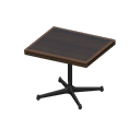 Animal Crossing Items Small café table Black