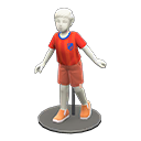 Animal Crossing Items Small mannequin Red Shirt color White