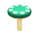 Animal Crossing Items Small Mushroom Platform Green