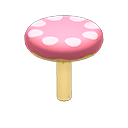 Animal Crossing Items Small Mushroom Platform Pink