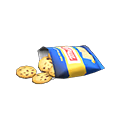 Animal Crossing Items Snack Blue & yellow Packaging color Chocolate-chip cookies