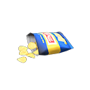 Animal Crossing Items Snack Blue & yellow Packaging color Flavored chips