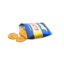 Animal Crossing Items Snack Blue & yellow Packaging color Rice crackers