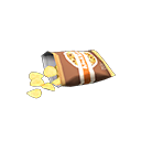 Animal Crossing Items Snack Brown Packaging color Flavored chips