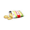 Animal Crossing Items Snack Green & red Packaging color Chocolate-chip cookies