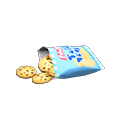 Animal Crossing Items Snack Light blue Packaging color Chocolate-chip cookies