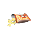 Animal Crossing Items Snack Light brown Packaging color Flavored chips