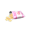 Animal Crossing Items Snack Pink Packaging color Crackers