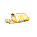 Animal Crossing Items Snack Yellow Packaging color Chocolate-chip cookies