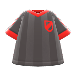 Animal Crossing Items Soccer-uniform Top Black