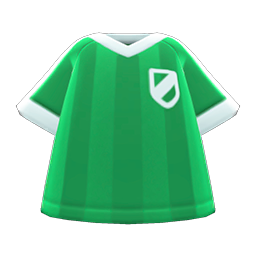 Animal Crossing Items Soccer-uniform Top Green