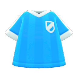 Animal Crossing Items Soccer-uniform Top Light blue