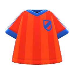 Animal Crossing Items Soccer-uniform Top Red