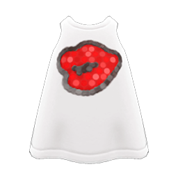 Animal Crossing Items Sparkly Embroidered Tank Red