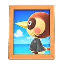 Animal Crossing Items Sparro'S Photo Natural Wood