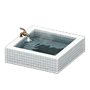 Animal Crossing Items Switch Square bathtub