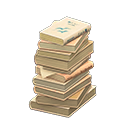 Animal Crossing Items Stack Of Books Old