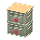 Animal Crossing Items Switch Recipe stacked bottle crates