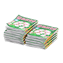 Animal Crossing Items Stacked Magazines Gardening