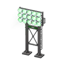 Animal Crossing Items Stadium light Green