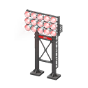 Animal Crossing Items Stadium light Red