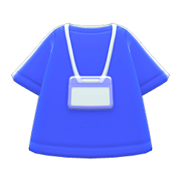 Animal Crossing Items Staff Uniform Blue