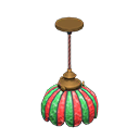 Animal Crossing Items Stained-glass light Green & red